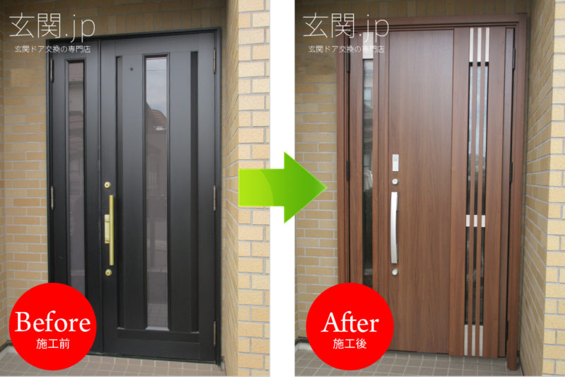 クリエモカ の玄関ドア交換 リフォーム施工例 玄関 Jp