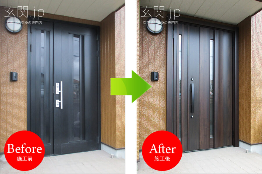 神奈川県Y様邸リシェント3【G12】クリエダーク親子ドア