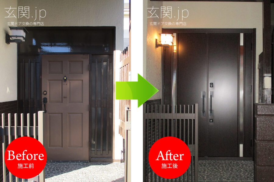 玄関まで、東京 使い方いろいろ、ガラス越しに愛車を眺める玄関ホール｜武蔵村山市