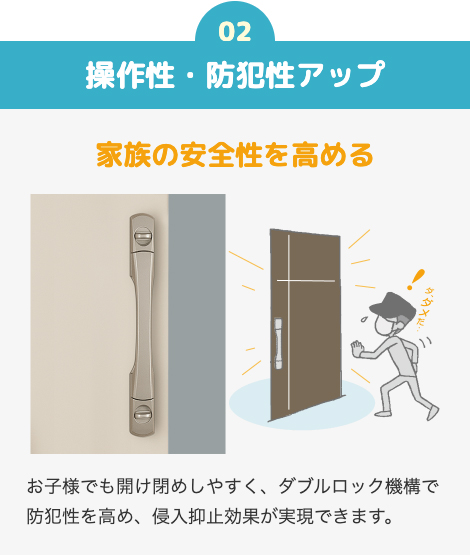 マンションの玄関ドア交換で防犯性アップ