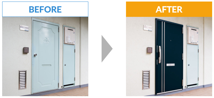 マンション・集合住宅の玄関ドア交換しました！